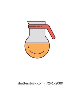 Coffee drink tea vector illustration logo icon