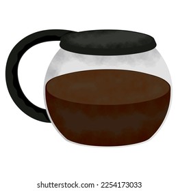 coffee drink in teapot icon