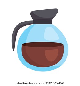 coffee drink teapot isolated icon