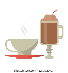 Coffee drinks concept