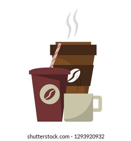 Coffee drinks concept