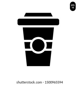 Coffee drinks cup icon Vector illustration. EPS 10
