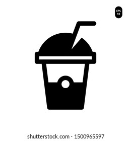 Coffee drinks cup icon Vector illustration. EPS 10