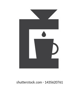 Coffee drip logo vector illustrations.