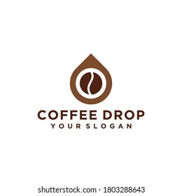 coffee drip logo vector template