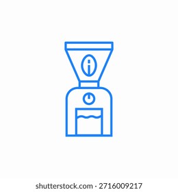 coffee dripper icon sign vector