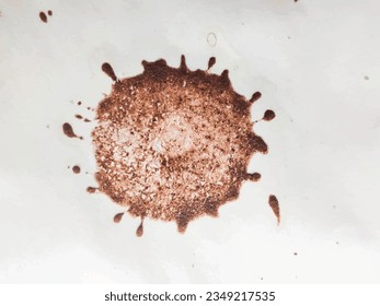 Coffee Drop Background. Dirty Old Spot Parchment. Mark Coffee Sheet. Abstract Dirty Coffee Texture. Grain Drop Spatter. Grain Worn Spot. Dirty Dot Dye Pattern. Brown Coffee Effect. Brown Drink Surface