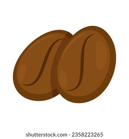 coffee dry grain icon isolated
