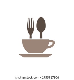 Coffee And Eat Logo Design Template