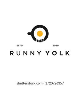 coffee egg logo design with coffee cup and egg on white background