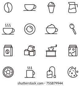 Coffee Elements and Coffee Accessories Illustration can be used as Logo or Icon