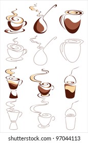 Coffee. Elements for design. Vector illustration