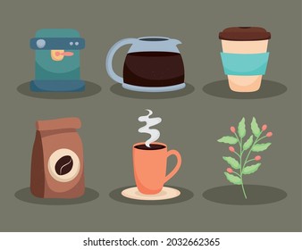 コーヒー ブレイクタイム のイラスト素材 画像 ベクター画像 Shutterstock