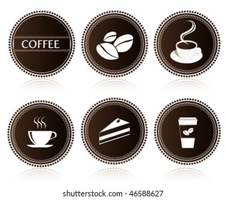 coffee emblem set