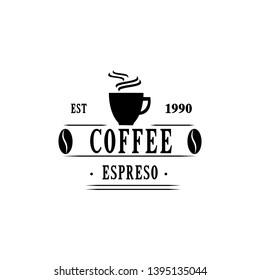 Coffee Espreso Bdges Logo and Drink Cup