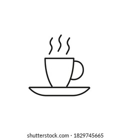 Coffee espresso icon element of coffee icon for mobile concept and web apps. Thin line coffee espresso icon can be used for web and mobile. Premium icon on white background