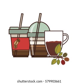 coffee espresso icon image, vector illustration design