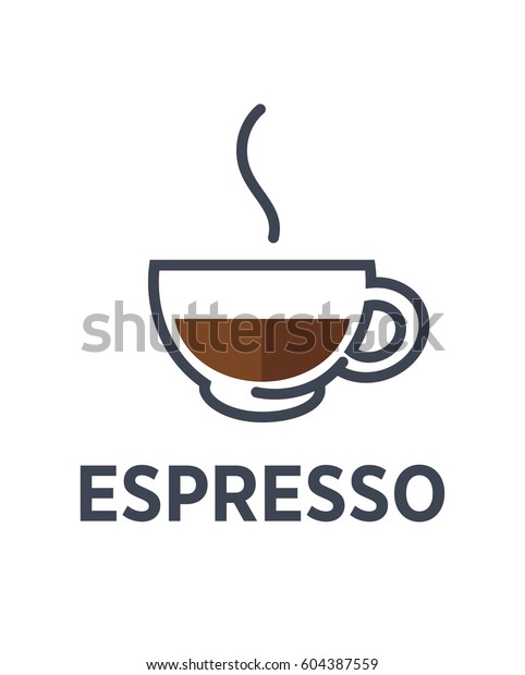 Coffee Espresso Logo Cafe Cafeteria Icon Stock Vector (Royalty Free ...