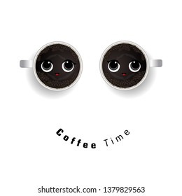 Coffee excellent drink always. Cool design. Colorful illustration