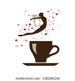 coffee fairy, logo icon