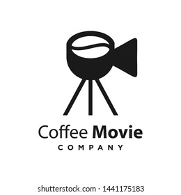 Coffee film frame logo design