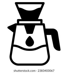 Coffee Filter Icon Illustration, for UIUX, infographic, etc