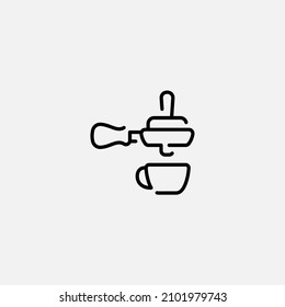 Coffee filter icon sign vector,Symbol, logo illustration for web and mobile