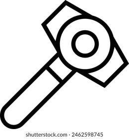 coffee filter icon. Thin linear style design isolated on white background