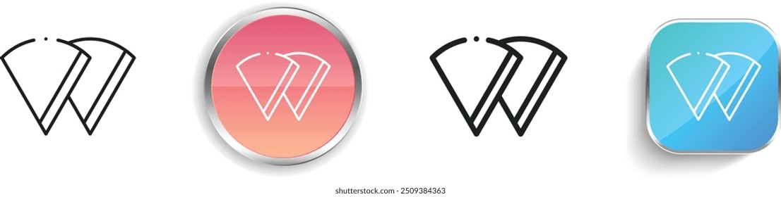 coffee filter icon. Thin Linear, Regular and Button Style Design Isolated On White Background
