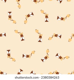 Coffee filter seamless pattern. Suitable for backgrounds, wallpapers, fabrics, textiles, wrapping papers, printed materials, and many more.