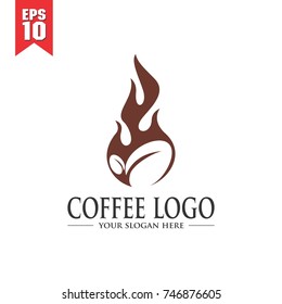coffee flame logo