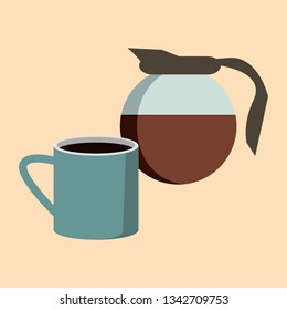 Coffee Flat Icon Design