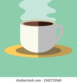 Coffee Flat Icon Design