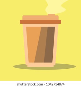Coffee Flat Icon Design
