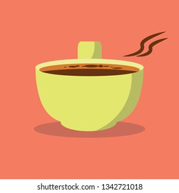 Coffee Flat Icon Design