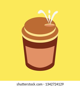 Coffee Flat Icon Design