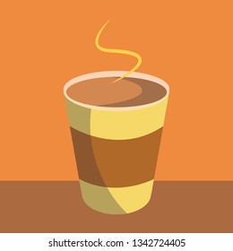 Coffee Flat Icon Design