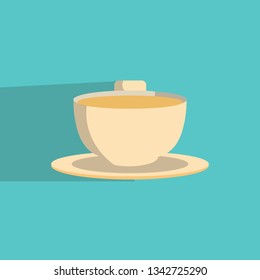 Coffee Flat Icon Design