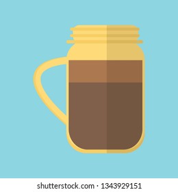 Coffee Flat Icon Design