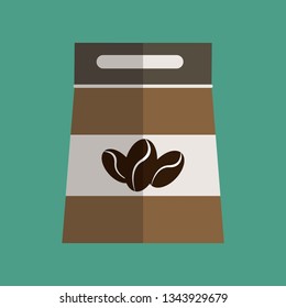 Coffee Flat Icon Design