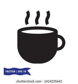 coffee flat icon symbol sign, vector, eps 10