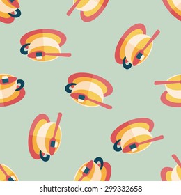 coffee flat icon,eps10 seamless pattern background