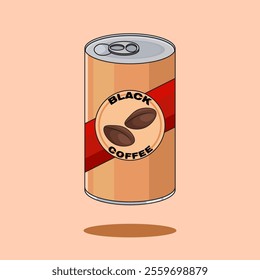 Coffee flavored canned drink. canned coffee drinks