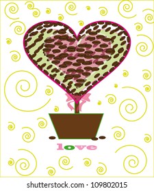 coffee flower in a pot