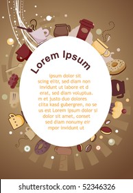 Coffee Flyer Design - Vector