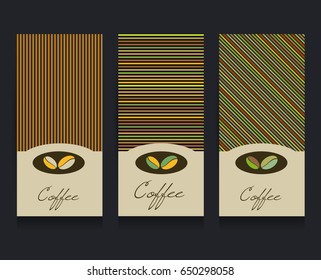 Coffee flyer template. Vector ilustration.