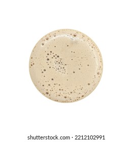 coffee foam isolated on white. vector latte foam