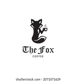 Coffee Fox Logo Template Design Stock Vector (Royalty Free) 2071071629 ...