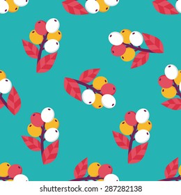coffee fruit flat icon,eps10 seamless pattern background