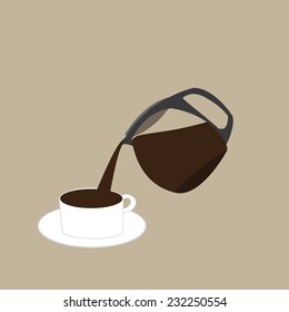 coffee gently